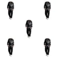 thumbnail image 2 of yingyy 1/2/3/5 Maison Salon Spa Sauna Combinaison Course Exercice Mise en Forme Veste de Survêtement Réutilisable Lavable PVC Combinaisons de Sport Noir TG 5 Pcs, 2 of 6