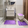 thumbnail image 1 of TopLLC Bath Mats For Bathroom - Bathroom Rugs Memory Foam Bath Mat Set 3 Pcs Bathroom Rugs Set Toilet Mats Soft Comfortable Water Absorption Nonslip Thick Machine Wash, 1 of 4