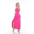 thumbnail image 3 of White Mark Women's Cold Shoulder Maxi Dress, 3 of 4