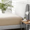 thumbnail image 5 of Bare Home 100% Cotton Flannel Fitted Sheet - Deep Pocket - Twin XL, Sand, 5 of 5
