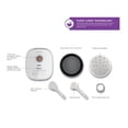 thumbnail image 4 of Salton Multifunction Micom Rice Cooker 20 Cups, RC2129WH, 4 of 8