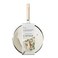 thumbnail image 3 of Carote 12" Wok Pan with Lid, Nonstick Cookware with Induction, All Stoves Compatible, Easy to Clean, White Granite, 3 of 7