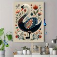 thumbnail image 4 of Qisvanset Colorful Lemur Patchwork Canvas Print 12x16 Inch Bar Wall Art, 4 of 8