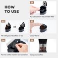 thumbnail image 4 of Wweixi Filtre en Acier Inoxydable Écran de Filtre pour Café et Thé Café Noir type+1, 4 of 6