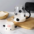 thumbnail image 2 of Milk Glass Kettle Cute Coffee Jug Kettle Milk Jug Pot Portable for Milk Small, 2 of 9