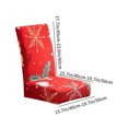 thumbnail image 3 of Christmas Chair Cover With Elastic Stretchable Washable Protective Cover Suitable For Restaurant Ceremony Hotel Chair Cover, 3 of 5