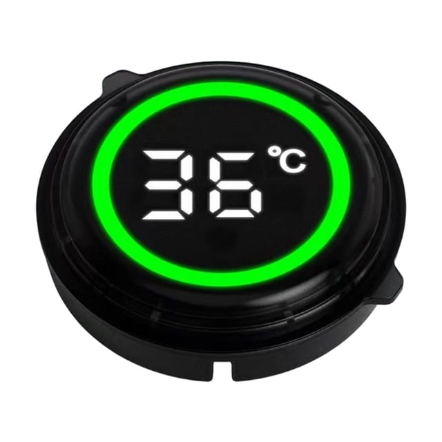Floating Water Temperature Gauge for Real- Pool and Bath Temperature with Three-Color Display in ABS Construction for Disposable Pool and Bathtub Use