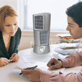 thumbnail image 3 of Lasko Platinum Slim Compact 6" x 14" Office Desk Desktop Wind Tower Fan 4910, 3 of 5