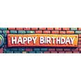thumbnail image 4 of Colorful Arcade Themed Happy Birthday Banner Backdrop Party Decorations for Birthday Party Gaming Themed Events Photography Props Photo Booth Setups, 4 of 4