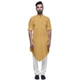 thumbnail image 3 of Atasi Cotton Long Kurta For Men Full Sleeve Indian Kurta Party Festive Wear, 3 of 5