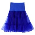 thumbnail image 1 of Birdeem Jupe Bouffante en Gaze Taille Haute Rétro d'Été à la Mode pour Femme Jupe de Fête, 1 of 6