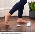 thumbnail image 3 of Digital Weight Bathroom Scale from GreaterGoods, Shine-Though Display, Accurate Glass Scale, Non-Slip & Scratch Resistant, Body Weight (Clear), 3 of 5
