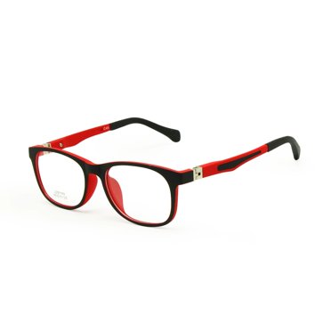 Monture de Lunettes pour Enfants TR90 Sûre, Flexible et Flexible, Monture Optique Garçons Filles Taille 45 pour 3-5 Ans