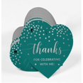 thumbnail image 3 of Inkdotpot Pack Of 100 Thanks For Celebrating With Me Birthday Favor Paper Tags Craft Real Silver Foil Hang Tags, 3 of 6
