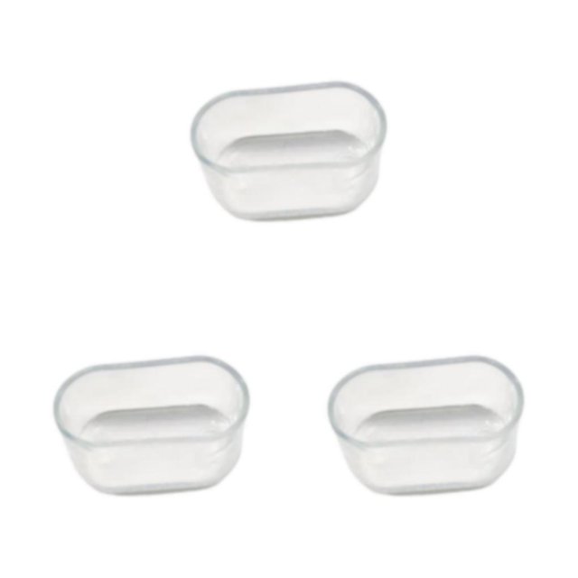 relayinert 16pcs Sock Pad For Furniture Leg Reliable Protection For Valuable Floors Transparent 16*34mm 3Set