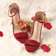 thumbnail image 2 of BLISSFUL STEP Women's Open Toe Platform Ankle Strap Chunky Heel Sandals, 2 of 6