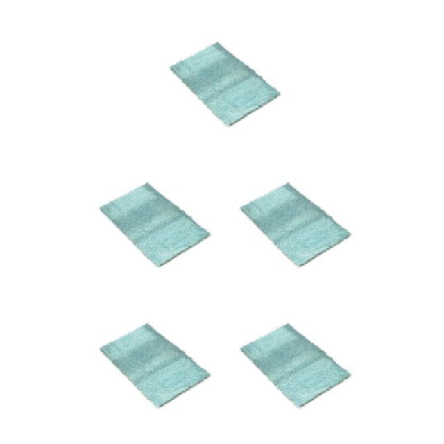 Baohd Water Absorbent Floor Mat - Exquisite Crafted Anti-slid Bottom Safe Strong Water Absorption Sky Blue 40cm*60cm 5Set
