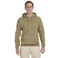 thumbnail image 1 of Jerzees Mens NuBlend Pull Over Hooded Sweatshirt, S, Khaki, 1 of 2