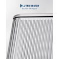 thumbnail image 2 of 50L Stainless Steel Step Trash Can – Rectangular Waste Bin with Soft-Close Lid, Fingerprint-Resistant Finish, Removable Inner Bucket and Modern Design for Kitchen, Home and Office – 42.8 × 35.5 × 62, 2 of 8