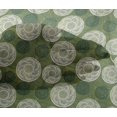 thumbnail image 4 of oneOone Viscose Chiffon Fabric Circle Block Printed Craft Fabric BTY 42 Inch Wide, 4 of 4