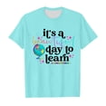 thumbnail image 4 of TZEWGL T-Shirts For Child Back To School Season Printed Short Sleeve Crewneck Clothes For Baby size 6-8T, 4 of 4