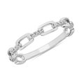 thumbnail image 1 of 0,15 Ct P.t. Forme Ronde Diamond Naturel Dernier Design Alliance Éternité pour Femmes en Or Blanc Massif 14K Taille 8, 1 of 1