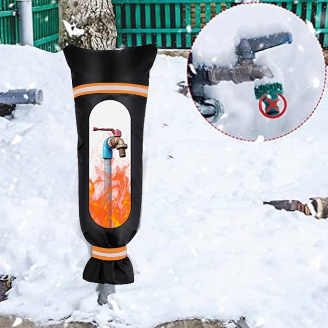 Yhmxh Maison Essentials Accessoires pour la Maison Housse de Robinet d'Extérieur pour Protection contre le Gel Hivernal Housse d'Isolation de Robinet d'Hiver Réutilisable Housse de Robinet de Cour Extérieure Antigel Isolée