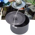 thumbnail image 4 of Hanging Pot, Aluminum Alloy Large Capacity Camping Pot  For Canopy Tent For Camping For  For 6-8 People, 4 of 8