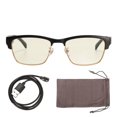thumbnail image 1 of Smart  Glasses, Touch Switch Music  Glasses  For Sports For Women B Gold, 1 of 8