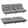 thumbnail image 2 of Homall Canapé-Lit Futon avec Dossier Réglable et Accoudoirs Réglables à Cinq Angles Canapé pour Petits Espaces Salon Bureau, 2 of 7