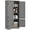 Grey, variant on HOMCOM 48" Kitchen Pantry, Kitchen Storage Cabinet with Shelves, Black