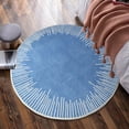 thumbnail image 4 of TIMIFIS Big Rug Round Short Hair Rug - 23.6in Round-No Hair Loss Rug-Non-Shedding and Easy Care- Ideal for High Traffic Areas in Living Room- Bedroom-Washable and Easy to Throw Blanket, 4 of 6