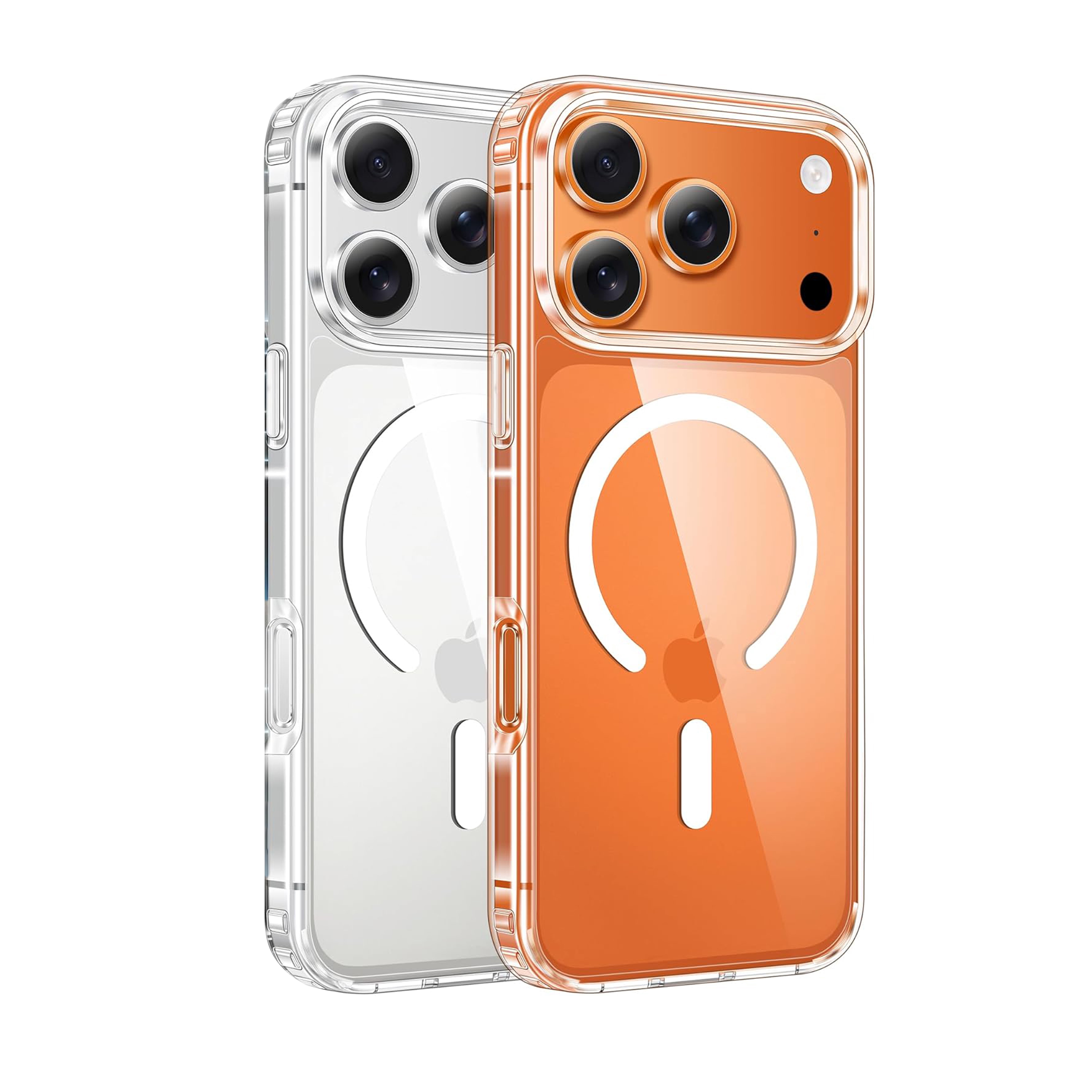 Onn. Étui en silicone résistant, compatible MagSafe, léger, à profil mince avec protection supérieure contre les chutes jusqu'à 1,8 m/6 pi pour iPhone 17 Pro Max
