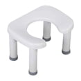thumbnail image 1 of jifeng Toilet Stool Easy Storage Squatting Potty Heavy Duty Portable Bathroom Stool White L, 1 of 9
