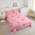 thumbnail image 4 of Erosebridal Ensemble de Literie Licorne Rose pour Filles, Couette Simple, Château Couronne de Princesse, Réversible 2 Pcs, 4 of 7