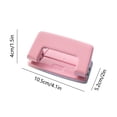 thumbnail image 3 of Fwttom Hole Puncher, Mini Small Hole Punch 8 Sheet Paper Punch Capacity Multi-Hole Punch Compact & Portable Size Suitable for Office Use Or Gifts for Students, 3 of 6