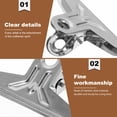 thumbnail image 3 of 20 Pcs Stainless Steel Drawing Board Clips Document Photo Clamps Arts Supplies, 3 of 9