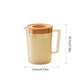 thumbnail image 3 of Uuiauoio Plastic Pitcher with Lid Large Capacity Mix Drinks Juice Container Mix Drinks Drinking Jug for Hot, Cold Lemonade Juice Beverage Jar Ice Tea Kettle, 3 of 6