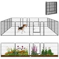 thumbnail image 1 of PawHut Parc pour Chien de 31,5 Po de Hauteur, Parc pour Chiot en Métal Robuste, 1 of 10
