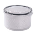 thumbnail image 2 of Rbaofujie Bento Snack Box Fruit Vegetable Storage Containers for Fridge Draining Fresh Containers 3 In 1 Produce Storage Containers Large Organizer Bins with Lid & Colander Meal Prep Containers, 2 of 4