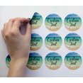thumbnail image 2 of Darling Souvenir MADE WITH LOVE OceanTheme - 2" CustomStickersPremium 80 Self-AdhesiveRoundLabels, Personalized Wedding Party FavorStickers/RoundEnvelope Seal, 2 of 6