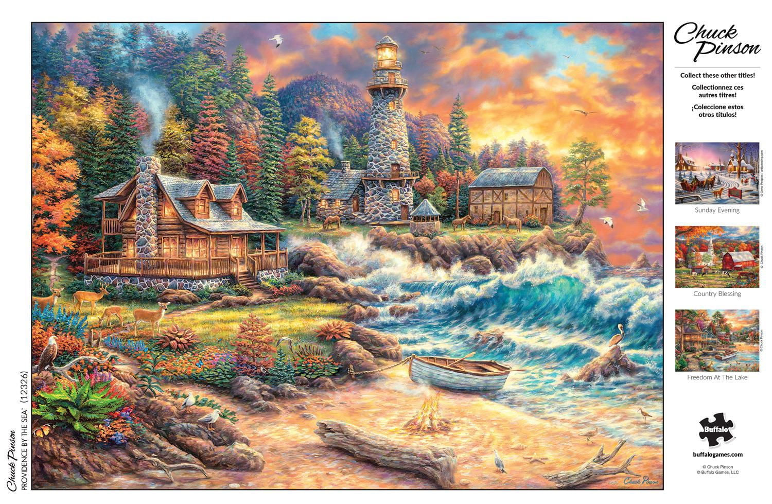 Buffalo Games - Le puzzle Chuck Pinson - Providence by the Sea - en 1000 pièces