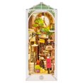 thumbnail image 1 of Rolife 3D Jigsaw Puzzle Wooden Model Building Kit DIY Dollhouse Book Nook Bookshelf Insert Decor Alley Miniature Kit, 1 of 5