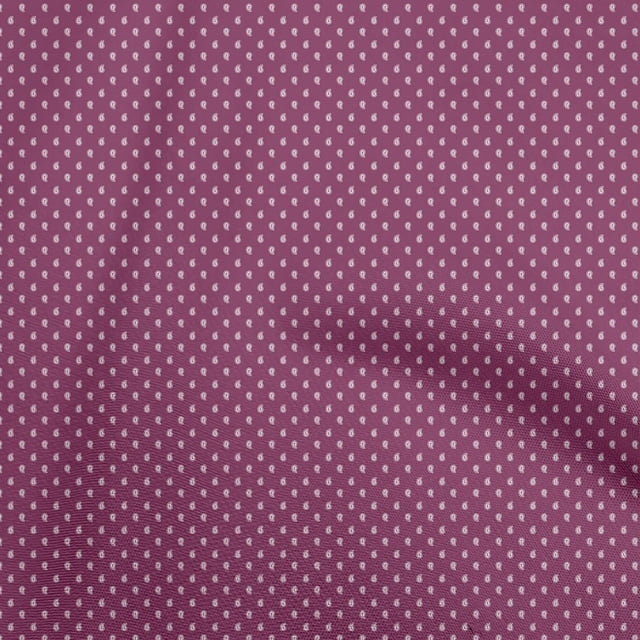 oneOone Polyester Spandex Magenta Fabric Asian Paisley Craft Projects Decor Fabric Printed By The Yard 56 Inch Wide