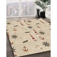 thumbnail image 3 of Ahgly Company Machine Washable Indoor Rectangle Transitional Peru Brown Area Rugs, 2' x 5', 3 of 7