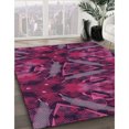 thumbnail image 3 of Ahgly Company Tapis Rectangulaire Lavable en Machine Rouge Carbone, 2 Pieds x 5 Pieds, 3 of 7