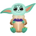 thumbnail image 1 of Grogu stylisé Airblown avec chauve-souris Star Wars, 1 of 3