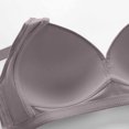 thumbnail image 3 of Timegard 3pc Wireless Bras for Women Plus Size Adjustable Strap Ruched Full Coverage Comfy Tshirts Bra, 3 of 6