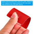 thumbnail image 4 of Unique Bargains Cartes de Couleur PVC Vierges NFC 2,13 x 3,39 Pieds, 10 Pcs, Rouge, 4 of 5