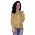 thumbnail image 4 of Moomaya Full Sleeve Cotton Collar Shirts For Womens Formal Plain Workwear, 4 of 6